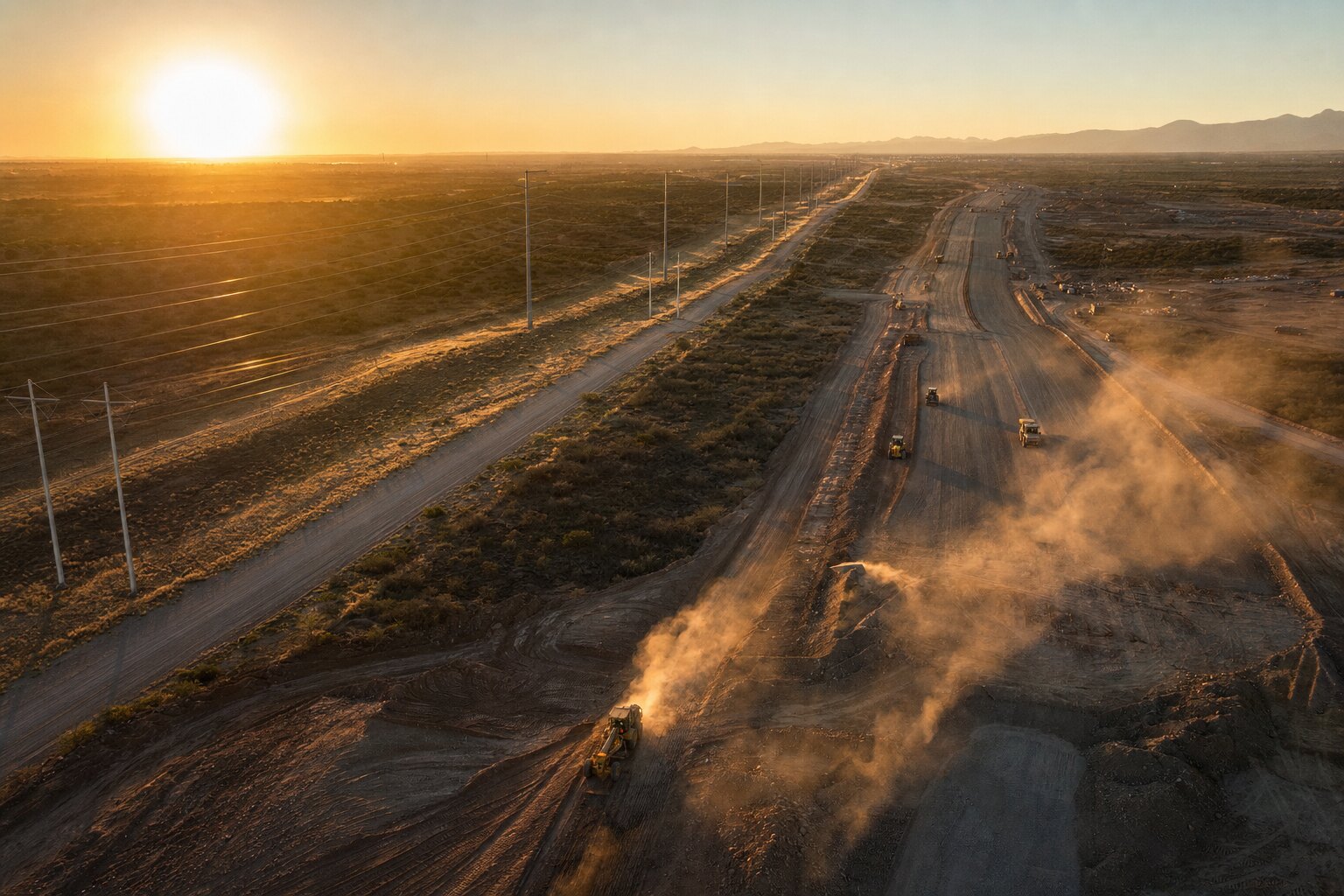 Sustainable land infrastructure and utility corridor